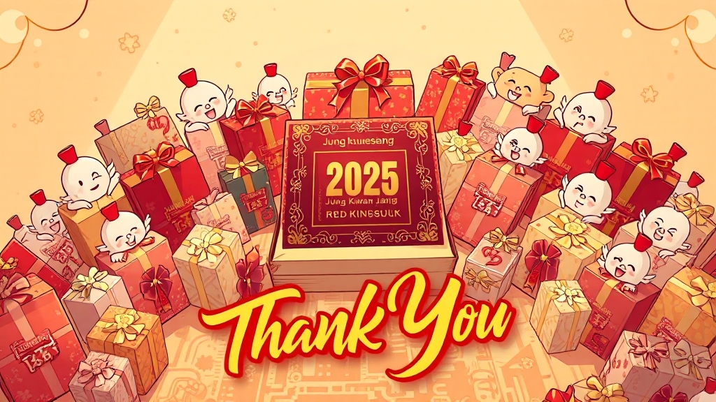 2025년 추석, 정관장 홍삼 특별 프로모션 (cartoon 스타일)