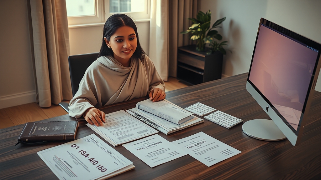 DS-160 작성 및 SEVIS FEE 납부 (realistic 스타일)