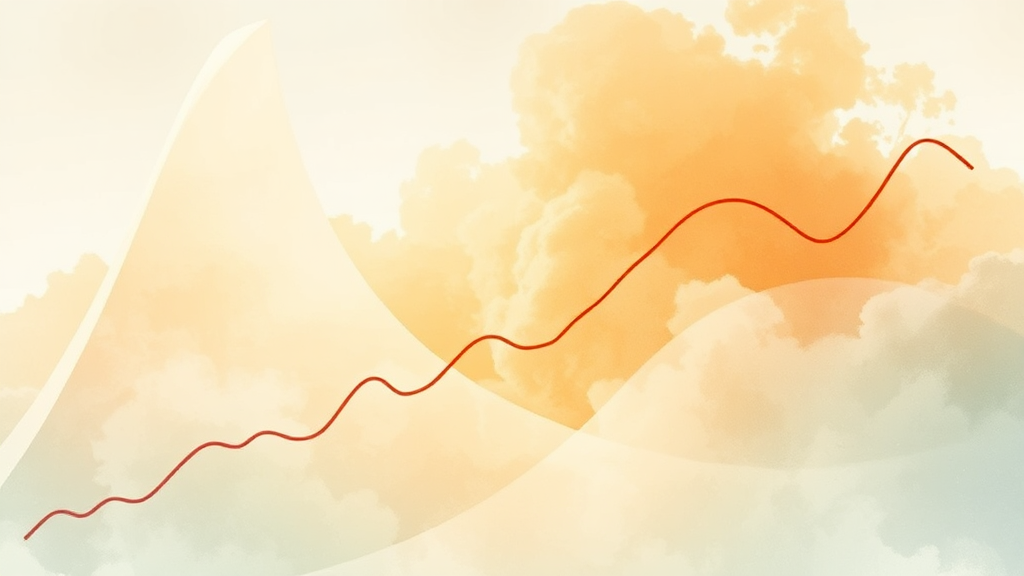 최근 주가 변동, 시장 반응은? (watercolor 스타일)