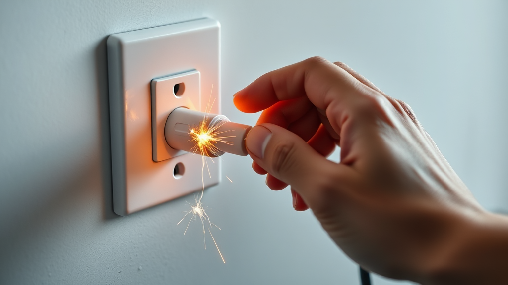 접지 기술과 안전성 (realistic 스타일)