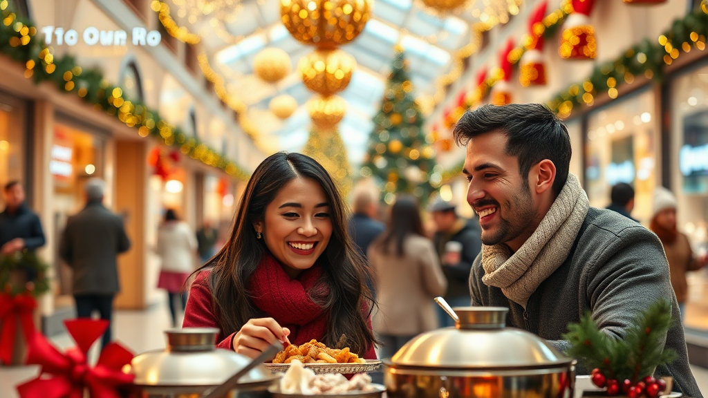 쇼핑과 문화생활을 한번에! (realistic 스타일)