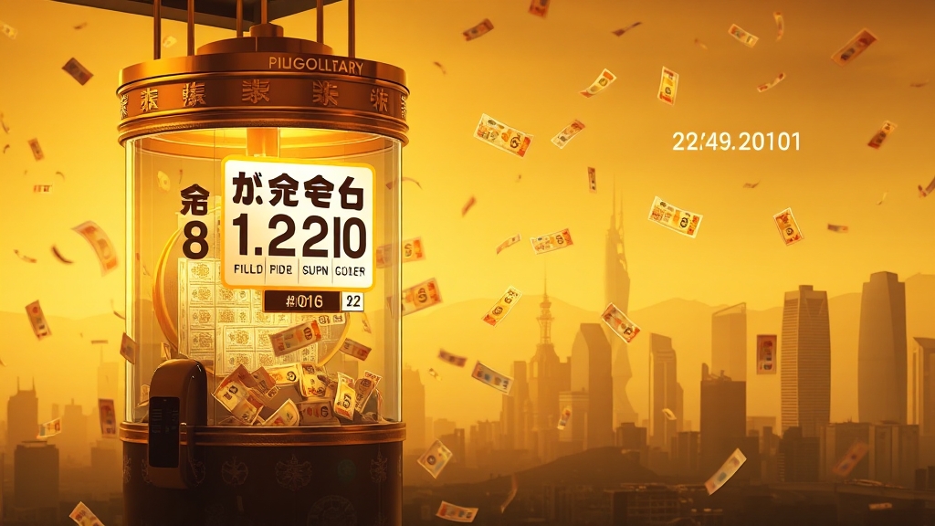 1등 당첨 판매점은 어디? (realistic 스타일)