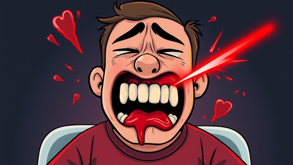 지속적인 부종, 병원에 가야 할까요? (cartoon 스타일)