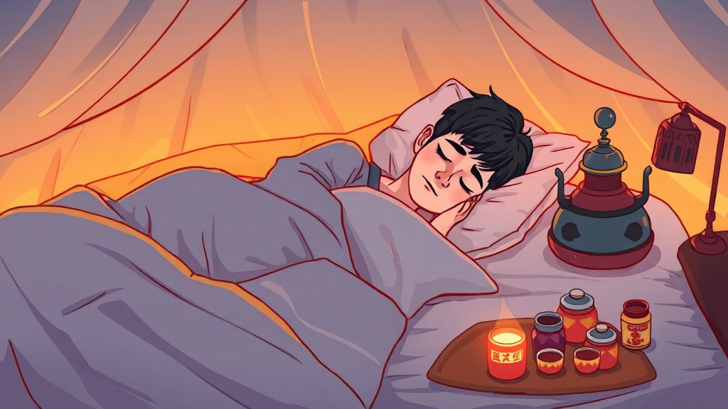 숙면을 위한 전문가의 도움 (cartoon 스타일)