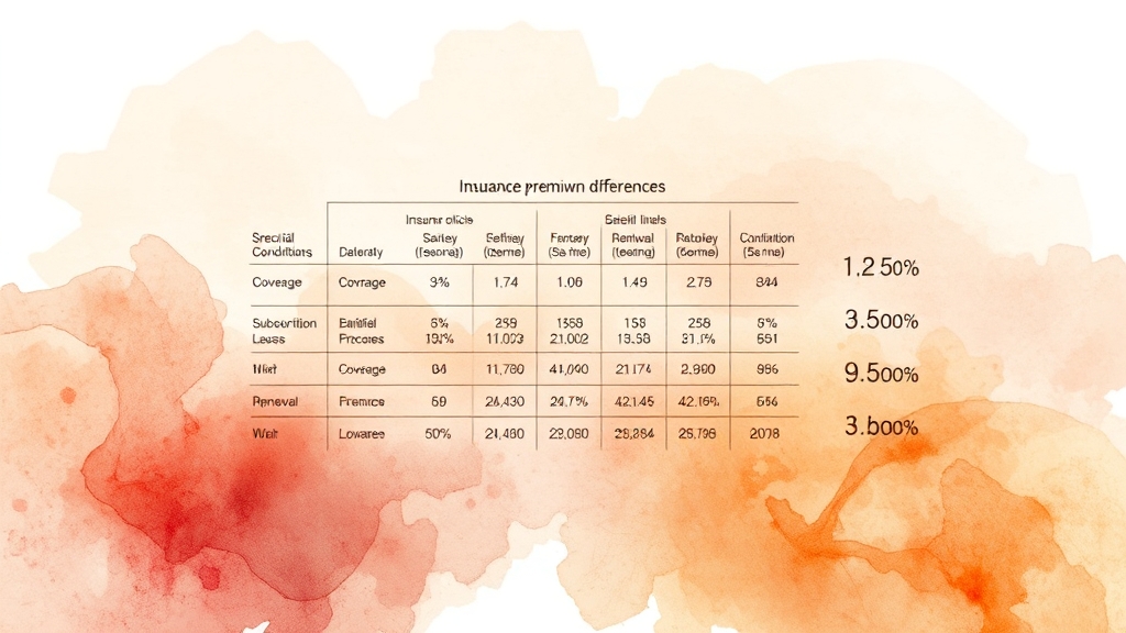 일반 실비보험과 차이점은? (watercolor 스타일)