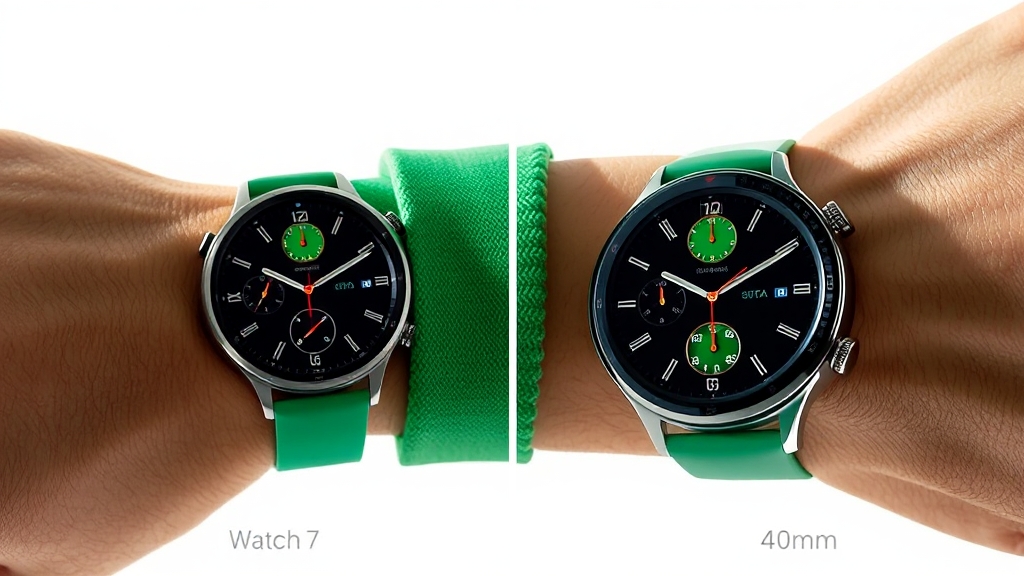 워치7 그린: 구매 정보 및 고려 사항 (realistic 스타일)