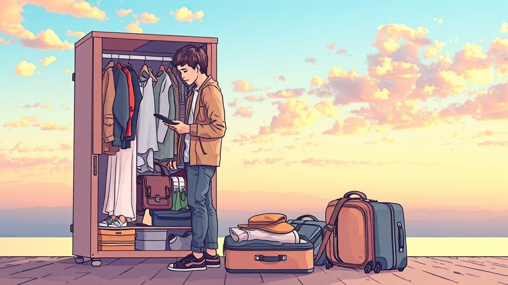 의류 & 패션: 계절 & 목적지에 맞게 (illustration 스타일)