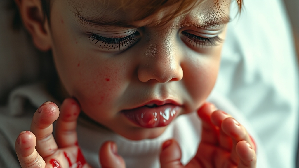 초기 증상, 놓치지 마세요! (realistic 스타일)