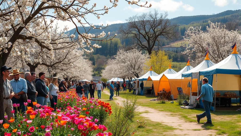 놓치기 아까운 3월의 다채로운 문화 행사 (realistic 스타일)