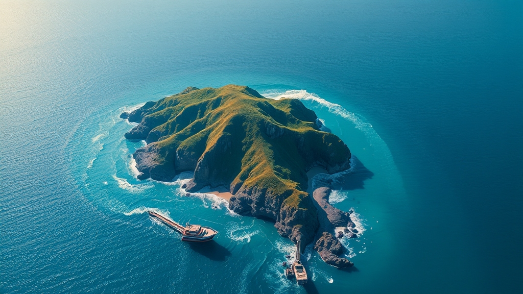 울릉도 여행 하이라이트, 독도 방문 (illustration 스타일)