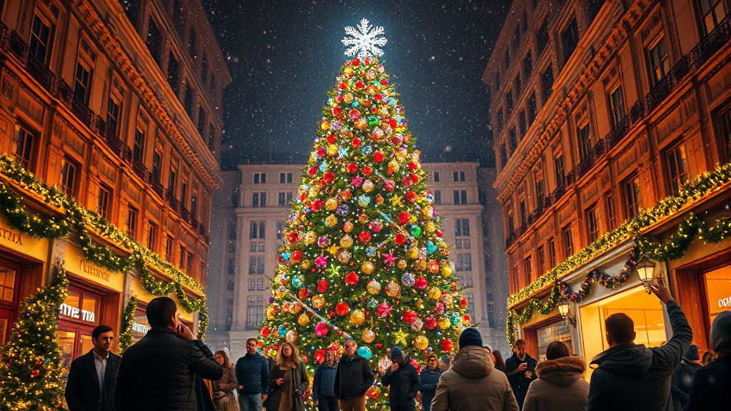 시간대별 축제 분위기 (realistic 스타일)