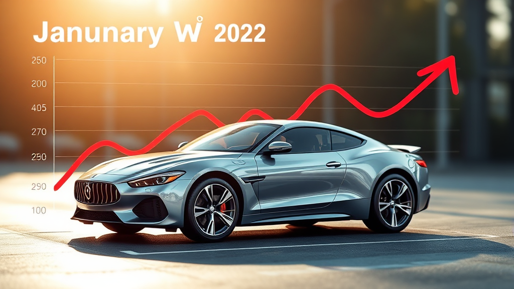 인기 차종 시세 분석 (2026년 1월) (realistic 스타일)