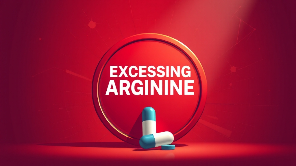 아르기닌, 주의할 점은? (illustration 스타일)