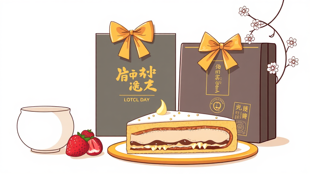 선물용 제품 라인업 (illustration 스타일)