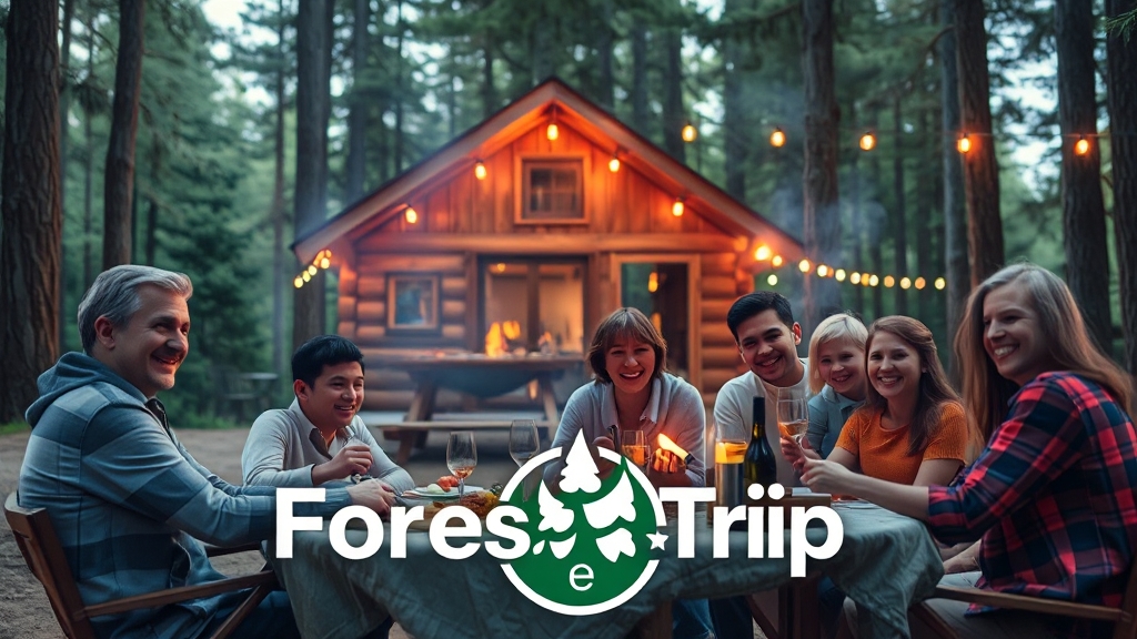 자연휴양림 시설 및 이용 안내 (realistic 스타일)