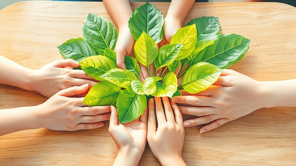 깻잎, 얼마나 먹어야 할까요? (watercolor 스타일)