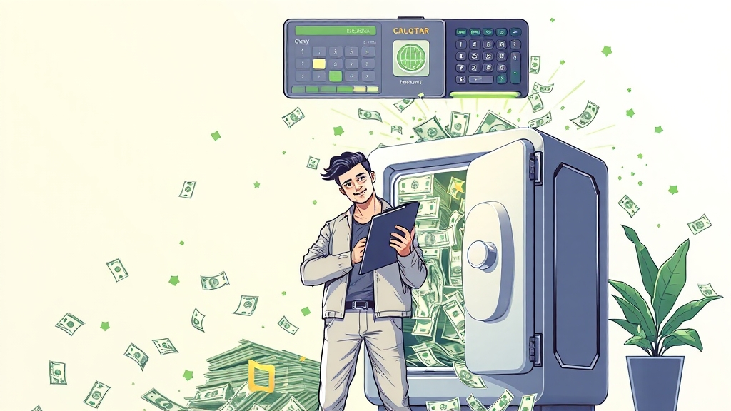 위택스 관련 꿀팁: 절세 방법 (illustration 스타일)