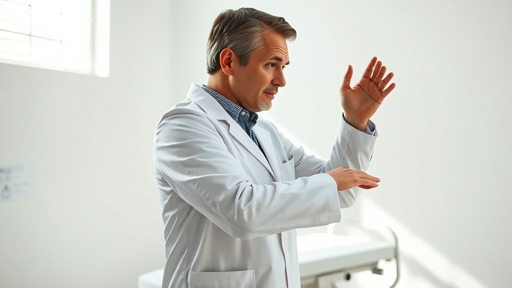 이석증 치료 및 자가 관리법 (realistic 스타일)