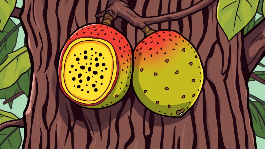 항산화와 노화 방지의 비밀, 자보티카바 효능 (cartoon 스타일)