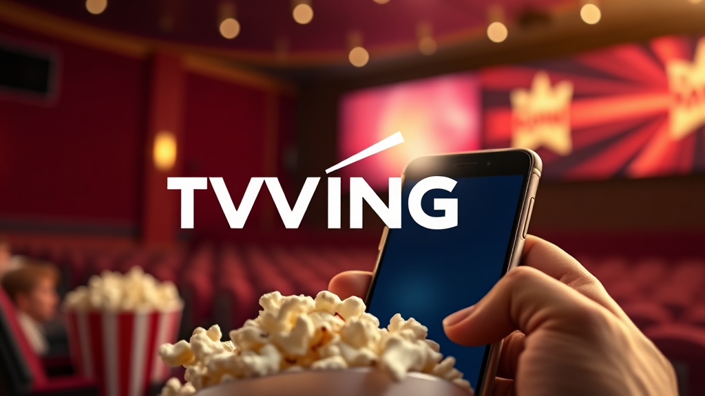 통신사별 티빙 혜택 비교 (realistic 스타일)