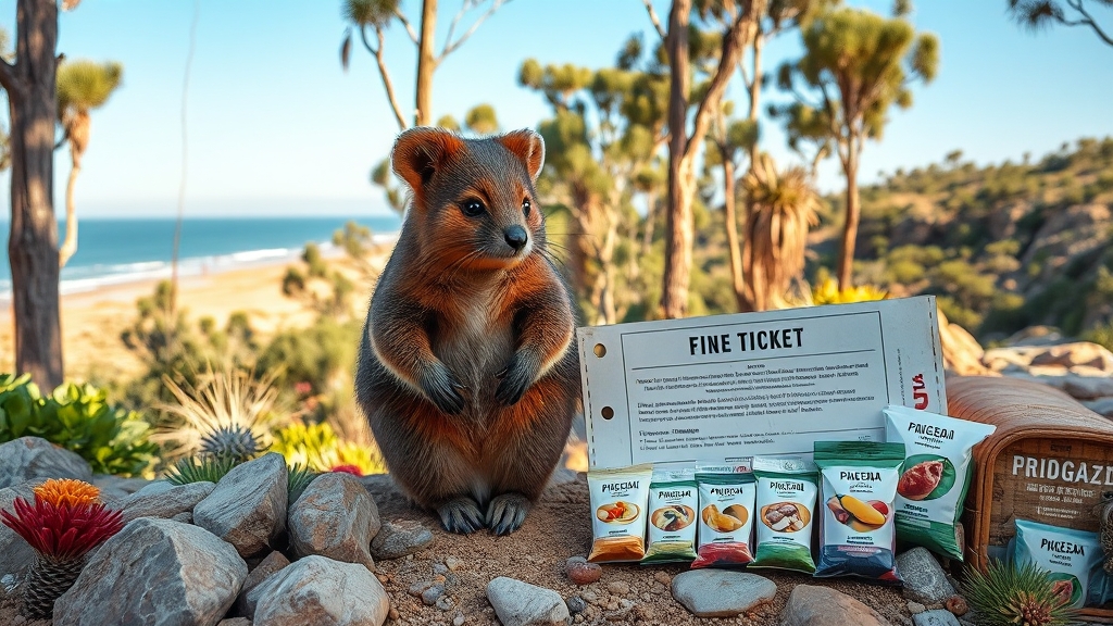 음식물 반입, 야생동물 보호 (realistic 스타일)