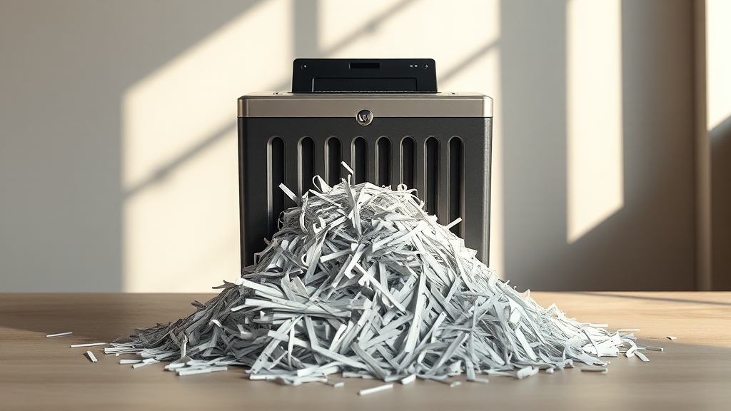 안전한 통장 폐기 방법 (realistic 스타일)