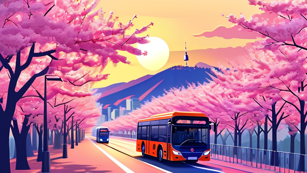 교통 통제 구간 및 셔틀버스 정보: 편안한 이동 가이드 (illustration 스타일)