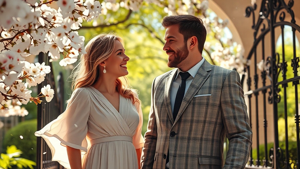 모르는 사람과의 연애 꿈 해몽 (realistic 스타일)