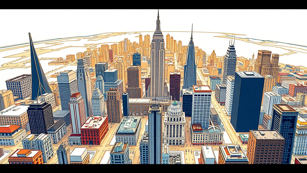 국토정보플랫폼 활용법 (illustration 스타일)