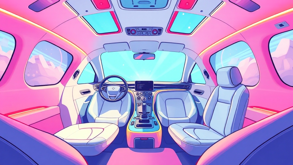 실내 공간 및 편의 기능 (cartoon 스타일)