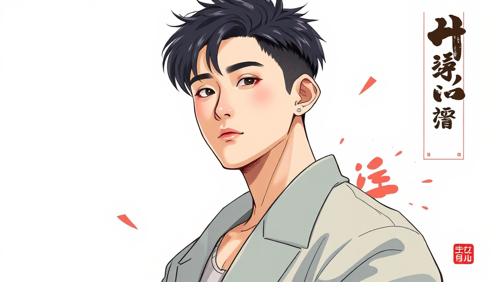 박성훈의 미래: 차기작 및 활동 계획 (illustration 스타일)