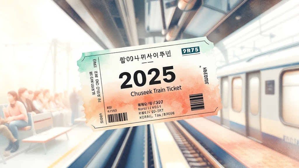 모바일 승차권 발권 (watercolor 스타일)