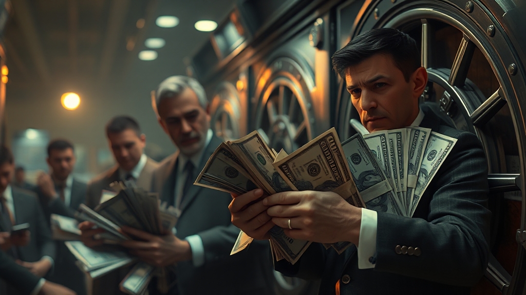 원화 가치 하락 요인 (realistic 스타일)