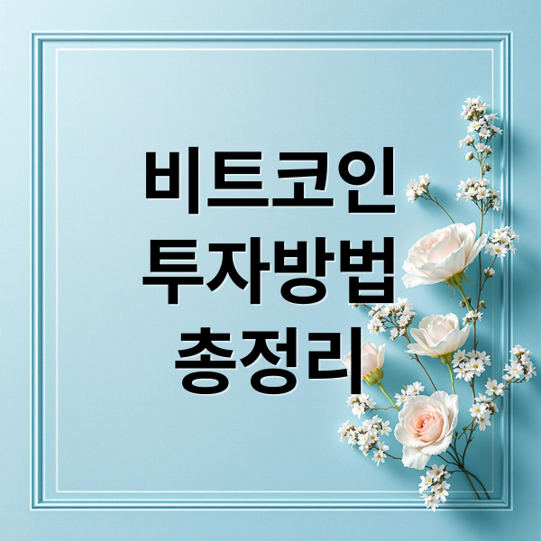 비트코인
투자방법
총정리 (비트코인)
