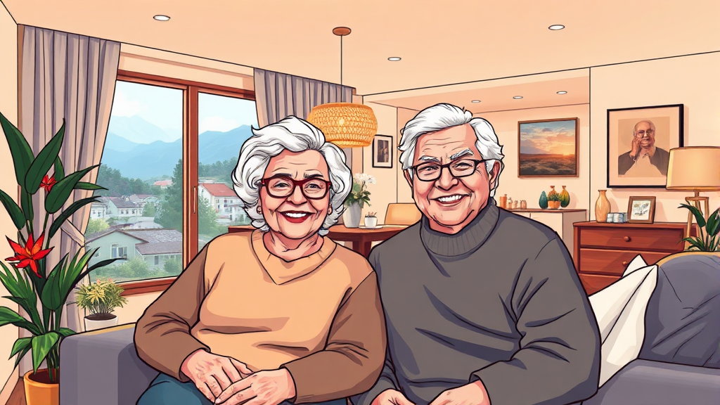 분양 및 입주 조건 (illustration 스타일)