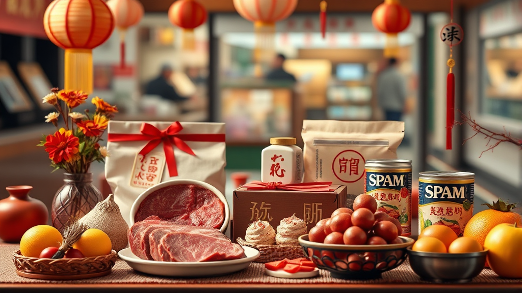 인기 설 선물세트 종류 및 가격 비교 (realistic 스타일)