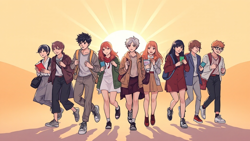 꿈을 향해 나아가세요! (illustration 스타일)