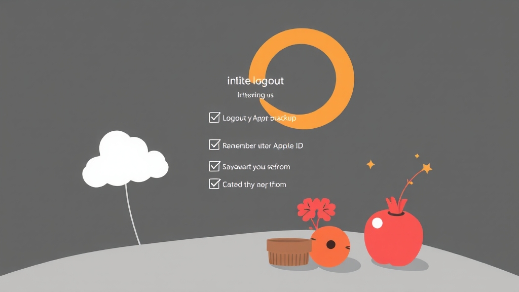 초기화 전 주의사항, 꼭 확인! (illustration 스타일)