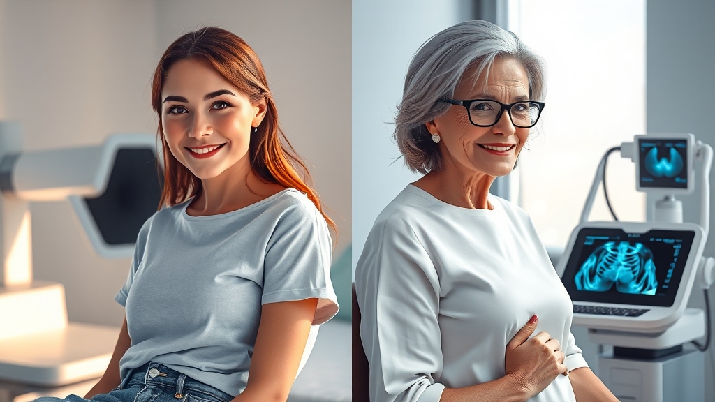 연령별 맞춤 검진 가이드 (realistic 스타일)