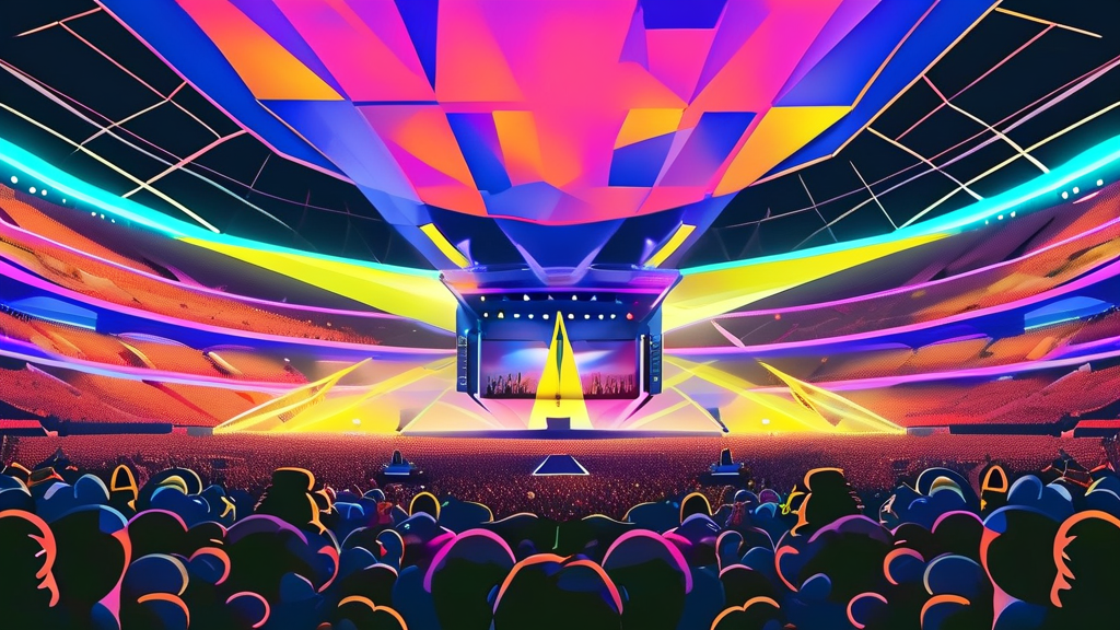 ARIRANG 공연의 주요 국가별 성과 (cartoon 스타일)