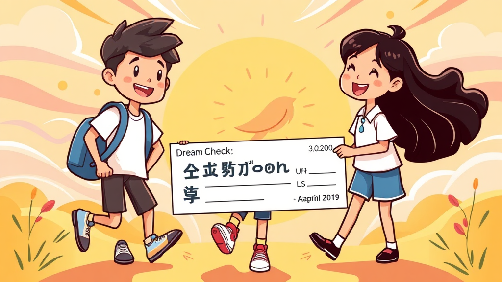 드림체크카드, 왜 필요할까요? 인천 청년 생활 지원의 의미 (cartoon 스타일)