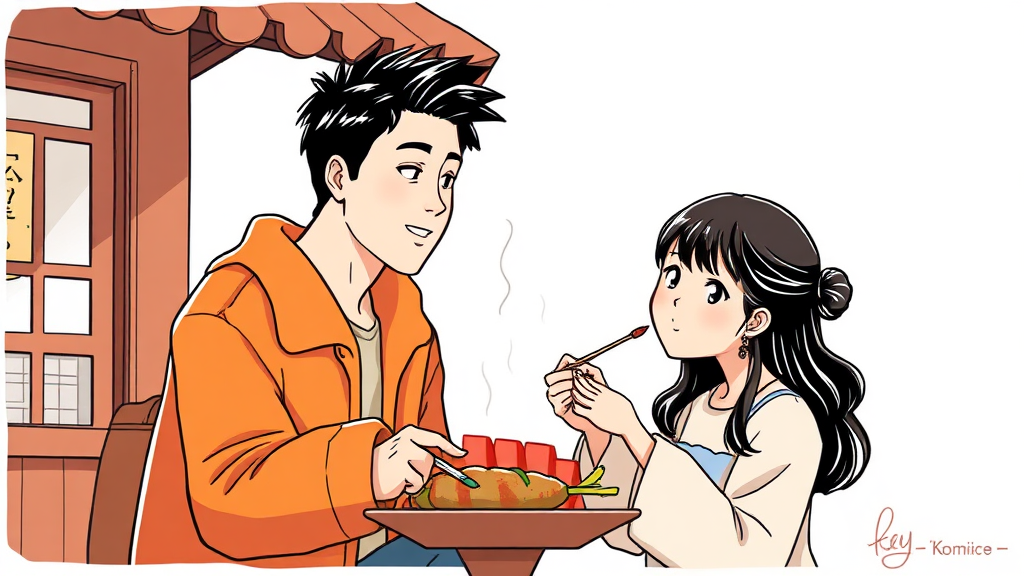 줄거리 및 주요 장면 (illustration 스타일)