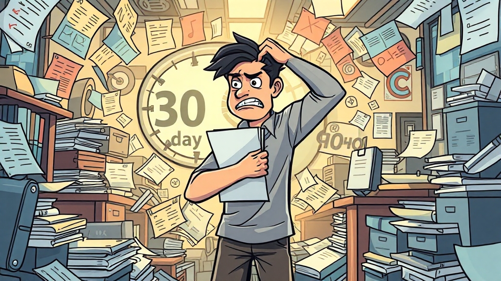 환급 지연, 왜 그럴까? (cartoon 스타일)