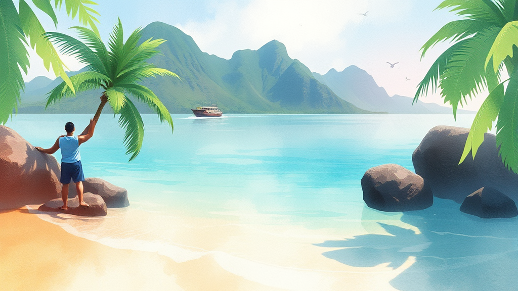 여행객을 위한 안전 수칙 및 주의 사항 (watercolor 스타일)