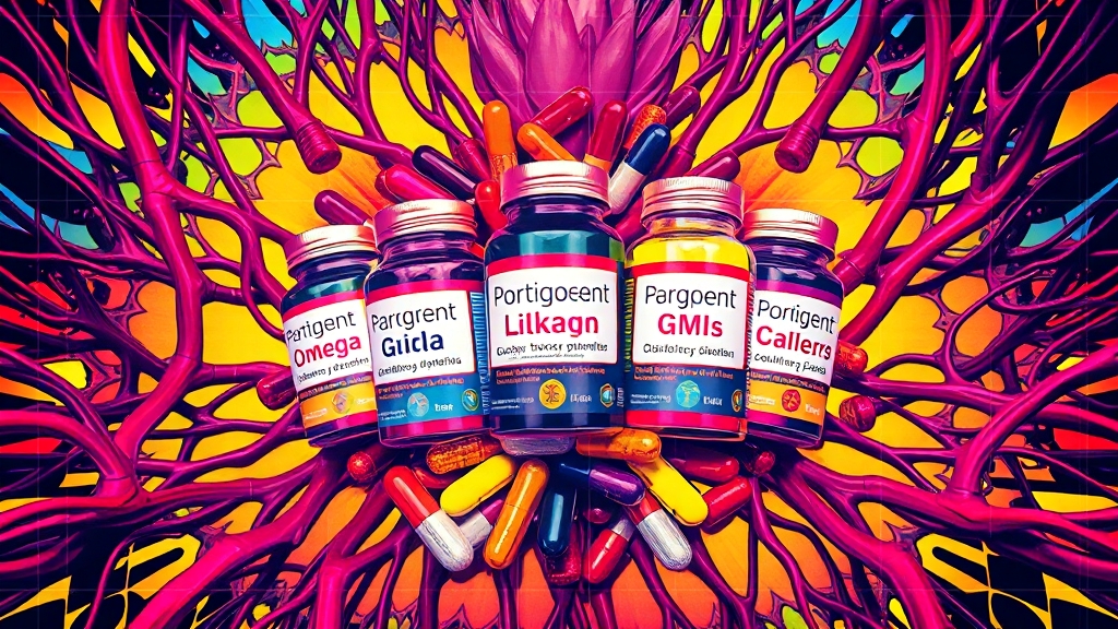 나에게 맞는 영양제 고르기 (popart 스타일)