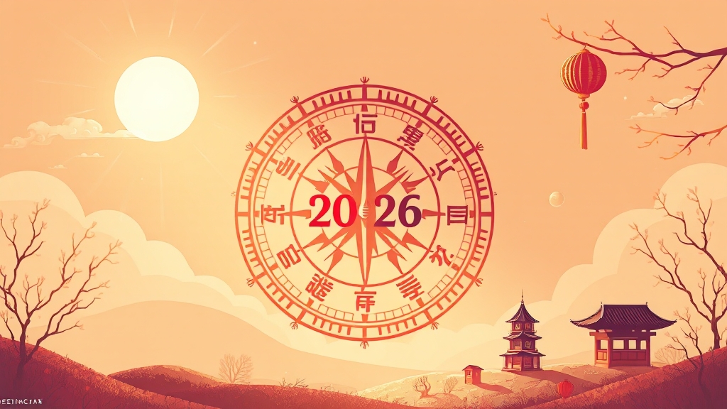 2026년 띠별 이사, 행운을 부르는 길방향은? (illustration 스타일)