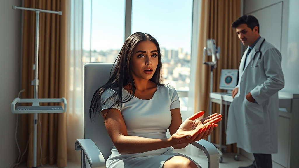 협심증 전조증상: 초기 신호 (realistic 스타일)