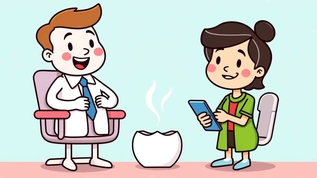 치아보험, 보험금 청구는 어떻게 하나요? (cartoon 스타일)