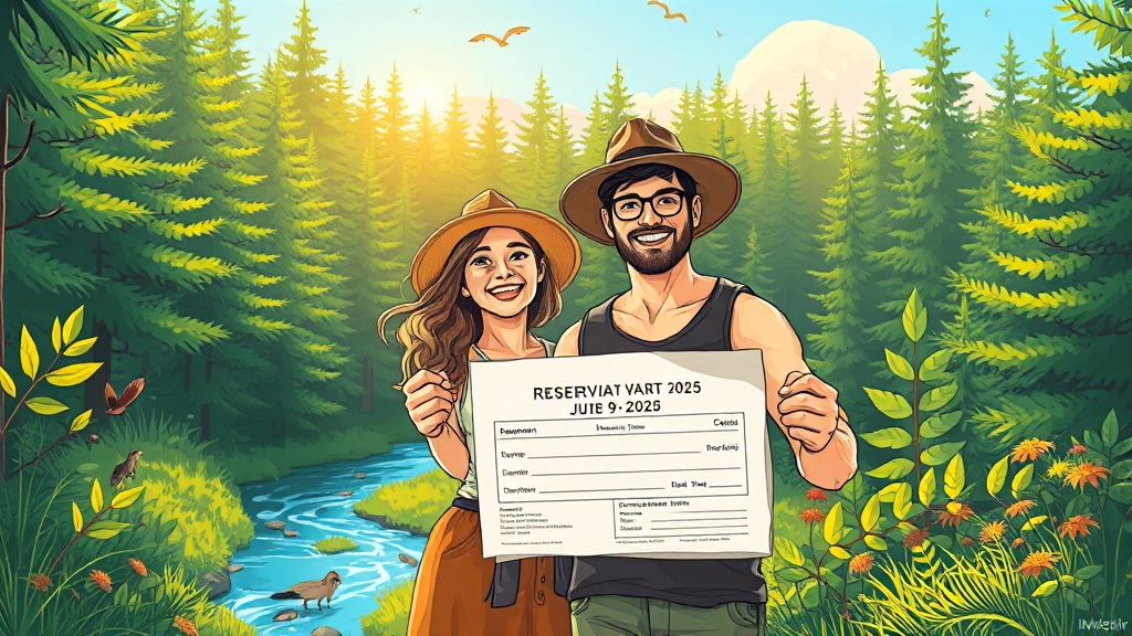 예약 접수 기간 및 방법 (illustration 스타일)