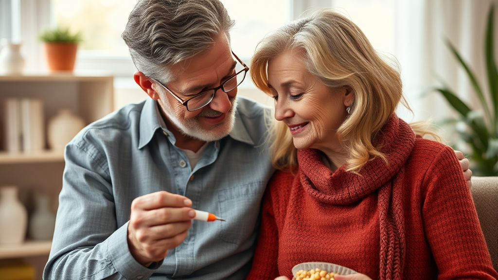 혁신적인 약물 치료: 합병증 예방과 삶의 질 향상 (realistic 스타일)